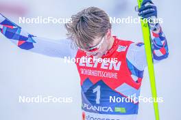 04.03.2023, Planica, Slovenia (SLO): Jarl Magnus Riiber (NOR), Espen Andersen (NOR) - FIS nordic world ski championships nordic combined men, individual HS138/10km, Planica (SLO). www.nordicfocus.com. © Thibaut/NordicFocus. Every downloaded picture is fee-liable.