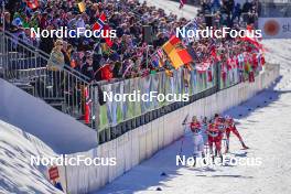 04.03.2023, Planica, Slovenia (SLO): Espen Andersen (NOR), Martin Fritz (AUT), (l-r)  - FIS nordic world ski championships nordic combined men, individual HS138/10km, Planica (SLO). www.nordicfocus.com. © Thibaut/NordicFocus. Every downloaded picture is fee-liable.