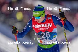 04.03.2023, Planica, Slovenia (SLO): Gasper Brecl (SLO) - FIS nordic world ski championships nordic combined men, individual HS138/10km, Planica (SLO). www.nordicfocus.com. © Thibaut/NordicFocus. Every downloaded picture is fee-liable.