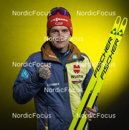 25.02.2023, Planica, Slovenia (SLO): Julian Schmid (GER) - FIS nordic world ski championships nordic combined men, medals, Planica (SLO). www.nordicfocus.com. © Thibaut/NordicFocus. Every downloaded picture is fee-liable.