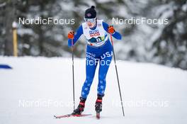 26.02.2023, Planica, Slovenia (SLO): Alexa Brabec (USA) - FIS nordic world ski championships nordic combined men, mixed team HS100/4x5km, Planica (SLO). www.nordicfocus.com. © Thibaut/NordicFocus. Every downloaded picture is fee-liable.