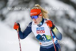 26.02.2023, Planica, Slovenia (SLO): Jenny Nowak (GER) - FIS nordic world ski championships nordic combined men, mixed team HS100/4x5km, Planica (SLO). www.nordicfocus.com. © Thibaut/NordicFocus. Every downloaded picture is fee-liable.