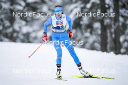 26.02.2023, Planica, Slovenia (SLO): Annika Sieff (ITA) - FIS nordic world ski championships nordic combined men, mixed team HS100/4x5km, Planica (SLO). www.nordicfocus.com. © Thibaut/NordicFocus. Every downloaded picture is fee-liable.
