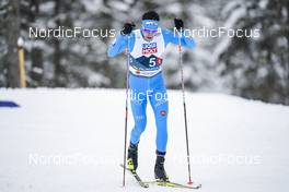 26.02.2023, Planica, Slovenia (SLO): Aaron Kostner (ITA) - FIS nordic world ski championships nordic combined men, mixed team HS100/4x5km, Planica (SLO). www.nordicfocus.com. © Thibaut/NordicFocus. Every downloaded picture is fee-liable.