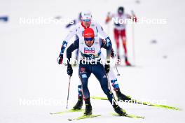 01.03.2023, Planica, Slovenia (SLO): Johannes Rydzek (GER), Joergen Graabak (NOR), (l-r)  - FIS nordic world ski championships nordic combined men, team HS138/4x5km, Planica (SLO). www.nordicfocus.com. © Thibaut/NordicFocus. Every downloaded picture is fee-liable.