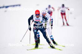 01.03.2023, Planica, Slovenia (SLO): Johannes Rydzek (GER), Joergen Graabak (NOR), (l-r)  - FIS nordic world ski championships nordic combined men, team HS138/4x5km, Planica (SLO). www.nordicfocus.com. © Thibaut/NordicFocus. Every downloaded picture is fee-liable.