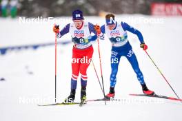 01.03.2023, Planica, Slovenia (SLO): Jan Vytrval (CZE), Benjamin Loomis (USA), (l-r)  - FIS nordic world ski championships nordic combined men, team HS138/4x5km, Planica (SLO). www.nordicfocus.com. © Thibaut/NordicFocus. Every downloaded picture is fee-liable.