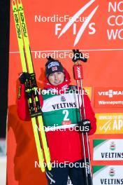 24.11.2023, Ruka, Finland (FIN): Jarl Magnus Riiber (NOR), (l-r) - FIS world cup nordic combined men, compact HS142/7.5km, Ruka (FIN). www.nordicfocus.com. © Thibaut/NordicFocus. Every downloaded picture is fee-liable.