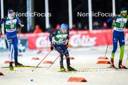 24.11.2023, Ruka, Finland (FIN): Iacopo Bortolas (ITA) - FIS world cup nordic combined men, compact HS142/7.5km, Ruka (FIN). www.nordicfocus.com. © Thibaut/NordicFocus. Every downloaded picture is fee-liable.