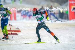 24.11.2023, Ruka, Finland (FIN): Tristan Sommerfeldt (GER) - FIS world cup nordic combined men, compact HS142/7.5km, Ruka (FIN). www.nordicfocus.com. © Thibaut/NordicFocus. Every downloaded picture is fee-liable.