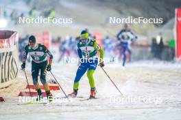 24.11.2023, Ruka, Finland (FIN): Vid Vrhovnik (SLO) - FIS world cup nordic combined men, compact HS142/7.5km, Ruka (FIN). www.nordicfocus.com. © Thibaut/NordicFocus. Every downloaded picture is fee-liable.