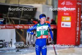25.11.2023, Ruka, Finland (FIN): Stephen Schumann (USA) - FIS world cup nordic combined men, individual gundersen HS142/10km, Ruka (FIN). www.nordicfocus.com. © Thibaut/NordicFocus. Every downloaded picture is fee-liable.