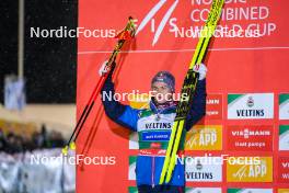 25.11.2023, Ruka, Finland (FIN): Johannes Lamparter (AUT), (l-r) - FIS world cup nordic combined men, individual gundersen HS142/10km, Ruka (FIN). www.nordicfocus.com. © Thibaut/NordicFocus. Every downloaded picture is fee-liable.