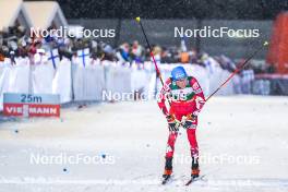 25.11.2023, Ruka, Finland (FIN): Stefan Rettenegger (AUT) - FIS world cup nordic combined men, individual gundersen HS142/10km, Ruka (FIN). www.nordicfocus.com. © Thibaut/NordicFocus. Every downloaded picture is fee-liable.
