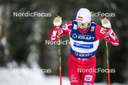 03.12.2023, Lillehammer, Norway (NOR): Johannes Lamparter (AUT) - FIS world cup nordic combined men, individual gundersen HS138/10km, Lillehammer (NOR). www.nordicfocus.com. © Thibaut/NordicFocus. Every downloaded picture is fee-liable.