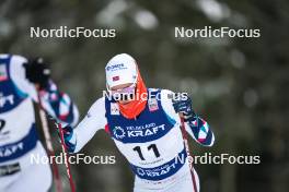 03.12.2023, Lillehammer, Norway (NOR): Kasper Moen Flatla (NOR) - FIS world cup nordic combined men, individual gundersen HS138/10km, Lillehammer (NOR). www.nordicfocus.com. © Thibaut/NordicFocus. Every downloaded picture is fee-liable.