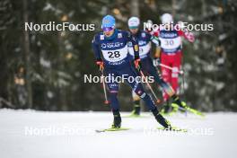 03.12.2023, Lillehammer, Norway (NOR): Iacopo Bortolas (ITA) - FIS world cup nordic combined men, individual gundersen HS138/10km, Lillehammer (NOR). www.nordicfocus.com. © Thibaut/NordicFocus. Every downloaded picture is fee-liable.
