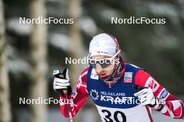 03.12.2023, Lillehammer, Norway (NOR): Fabio Obermeyr (AUT) - FIS world cup nordic combined men, individual gundersen HS138/10km, Lillehammer (NOR). www.nordicfocus.com. © Thibaut/NordicFocus. Every downloaded picture is fee-liable.