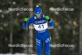 03.12.2023, Lillehammer, Norway (NOR): Grant Andrews (USA) - FIS world cup nordic combined men, individual gundersen HS138/10km, Lillehammer (NOR). www.nordicfocus.com. © Thibaut/NordicFocus. Every downloaded picture is fee-liable.