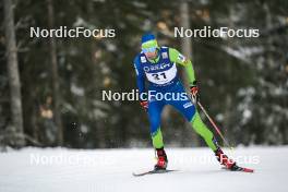 03.12.2023, Lillehammer, Norway (NOR): Gasper Brecl (SLO) - FIS world cup nordic combined men, individual gundersen HS138/10km, Lillehammer (NOR). www.nordicfocus.com. © Thibaut/NordicFocus. Every downloaded picture is fee-liable.