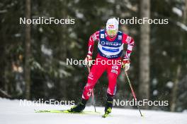 03.12.2023, Lillehammer, Norway (NOR): Johannes Lamparter (AUT) - FIS world cup nordic combined men, individual gundersen HS138/10km, Lillehammer (NOR). www.nordicfocus.com. © Thibaut/NordicFocus. Every downloaded picture is fee-liable.