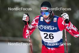 03.12.2023, Lillehammer, Norway (NOR): Paul Walcher (AUT) - FIS world cup nordic combined men, individual gundersen HS138/10km, Lillehammer (NOR). www.nordicfocus.com. © Thibaut/NordicFocus. Every downloaded picture is fee-liable.