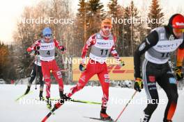 02.12.2023, Lillehammer, Norway (NOR): Thomas Rettenegger (AUT), Franz-Josef Rehrl (AUT) - FIS world cup nordic combined men, individual gundersen HS98/10km, Lillehammer (NOR). www.nordicfocus.com. © Authamayou/NordicFocus. Every downloaded picture is fee-liable.