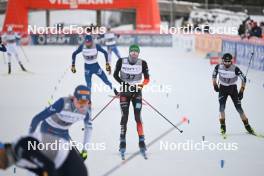02.12.2023, Lillehammer, Norway (NOR): Wendelin Thannheimer (GER), Yoshito Watabe (JPN), (l-r)  - FIS world cup nordic combined men, individual gundersen HS98/10km, Lillehammer (NOR). www.nordicfocus.com. © Authamayou/NordicFocus. Every downloaded picture is fee-liable.