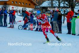 16.12.2023, Ramsau, Austria (AUT): Thomas Rettenegger (AUT) - FIS world cup nordic combined men, compact HS98/7.5km, Ramsau (AUT). www.nordicfocus.com. © Volk/NordicFocus. Every downloaded picture is fee-liable.