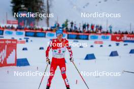 16.12.2023, Ramsau, Austria (AUT): Stefan Rettenegger (AUT) - FIS world cup nordic combined men, compact HS98/7.5km, Ramsau (AUT). www.nordicfocus.com. © Volk/NordicFocus. Every downloaded picture is fee-liable.