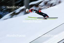16.12.2023, Ramsau, Austria (AUT): Laurent Muhlethaler (FRA) - FIS world cup nordic combined men, compact HS98/7.5km, Ramsau (AUT). www.nordicfocus.com. © Volk/NordicFocus. Every downloaded picture is fee-liable.