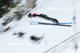 16.12.2023, Ramsau, Austria (AUT): Benjamin Loomis (USA) - FIS world cup nordic combined men, compact HS98/7.5km, Ramsau (AUT). www.nordicfocus.com. © Volk/NordicFocus. Every downloaded picture is fee-liable.