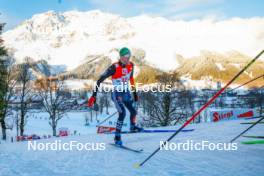 16.12.2023, Ramsau, Austria (AUT): Wendelin Thannheimer (GER) - FIS world cup nordic combined men, compact HS98/7.5km, Ramsau (AUT). www.nordicfocus.com. © Volk/NordicFocus. Every downloaded picture is fee-liable.