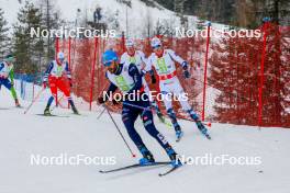 15.12.2023, Ramsau, Austria (AUT): Raffaele Buzzi (ITA) - FIS world cup nordic combined men, mass HS98/10km, Ramsau (AUT). www.nordicfocus.com. © Volk/NordicFocus. Every downloaded picture is fee-liable.