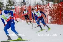 15.12.2023, Ramsau, Austria (AUT): Matteo Baud (FRA) - FIS world cup nordic combined men, mass HS98/10km, Ramsau (AUT). www.nordicfocus.com. © Volk/NordicFocus. Every downloaded picture is fee-liable.