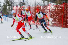 15.12.2023, Ramsau, Austria (AUT): Terence Weber (GER) - FIS world cup nordic combined men, mass HS98/10km, Ramsau (AUT). www.nordicfocus.com. © Volk/NordicFocus. Every downloaded picture is fee-liable.