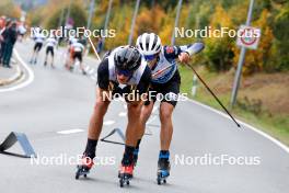 14.10.2023, Klingenthal, Germany (GER): Benedikt Graebert (GER) - German Championships Nordic Combined men and women, individual gundersen HS140/10km men, Klingenthal (GER). www.nordicfocus.com. © Volk/NordicFocus. Every downloaded picture is fee-liable.