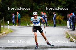 14.10.2023, Klingenthal, Germany (GER): Pirmin Maier (GER) - German Championships Nordic Combined men and women, individual gundersen HS140/10km men, Klingenthal (GER). www.nordicfocus.com. © Volk/NordicFocus. Every downloaded picture is fee-liable.