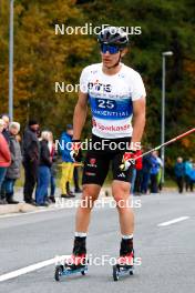 14.10.2023, Klingenthal, Germany (GER): Manuel Faisst (GER) - German Championships Nordic Combined men and women, individual gundersen HS140/10km men, Klingenthal (GER). www.nordicfocus.com. © Volk/NordicFocus. Every downloaded picture is fee-liable.