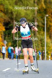 14.10.2023, Klingenthal, Germany (GER): Marie Naehring (GER) - German Championships Nordic Combined men and women, individual gundersen HS85/5km women, Klingenthal (GER). www.nordicfocus.com. © Volk/NordicFocus. Every downloaded picture is fee-liable.