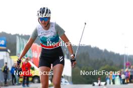 14.10.2023, Klingenthal, Germany (GER): Sophia Maurus (GER) - German Championships Nordic Combined men and women, individual gundersen HS85/5km women, Klingenthal (GER). www.nordicfocus.com. © Volk/NordicFocus. Every downloaded picture is fee-liable.