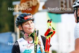 14.10.2023, Klingenthal, Germany (GER): Ronja Loh (GER) - German Championships Nordic Combined men and women, individual gundersen HS85/5km women, Klingenthal (GER). www.nordicfocus.com. © Volk/NordicFocus. Every downloaded picture is fee-liable.