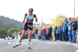 14.10.2023, Klingenthal, Germany (GER): Ronja Loh (GER) - German Championships Nordic Combined men and women, individual gundersen HS85/5km women, Klingenthal (GER). www.nordicfocus.com. © Volk/NordicFocus. Every downloaded picture is fee-liable.