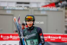 15.10.2023, Klingenthal, Germany (GER): Jonathan Graebert (GER) - German Championships Nordic Combined men and women, team sprint HS140/15km men, Klingenthal (GER). www.nordicfocus.com. © Volk/NordicFocus. Every downloaded picture is fee-liable.