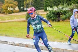 15.10.2023, Klingenthal, Germany (GER): Nathalie Armbruster (GER) - German Championships Nordic Combined men and women, team sprint HS85/7.5km women, Klingenthal (GER). www.nordicfocus.com. © Volk/NordicFocus. Every downloaded picture is fee-liable.