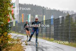 15.10.2023, Klingenthal, Germany (GER): Elisabeth Struempfel (GER) - German Championships Nordic Combined men and women, team sprint HS85/7.5km women, Klingenthal (GER). www.nordicfocus.com. © Volk/NordicFocus. Every downloaded picture is fee-liable.