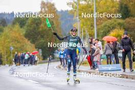 15.10.2023, Klingenthal, Germany (GER): Jenny Nowak (GER) - German Championships Nordic Combined men and women, team sprint HS85/7.5km women, Klingenthal (GER). www.nordicfocus.com. © Volk/NordicFocus. Every downloaded picture is fee-liable.