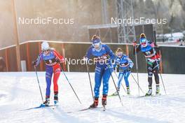 07.01.2023, Otepaeae, Estonia (EST): Lena Brocard (FRA), Annika Malacinski (USA), (l-r)  - FIS world cup nordic combined women, mass HS97/5km, Otepaeae (EST). www.nordicfocus.com. © Volk/NordicFocus. Every downloaded picture is fee-liable.