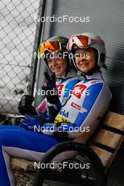27.01.2023, Seefeld, Austria (AUT): Silva Verbic (SLO), Annika Malacinski (USA), (l-r)  - FIS world cup nordic combined women, individual gundersen HS109/5km, Seefeld (AUT). www.nordicfocus.com. © Volk/NordicFocus. Every downloaded picture is fee-liable.