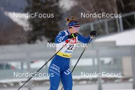 27.01.2023, Seefeld, Austria (AUT): Annika Malacinski (USA) - FIS world cup nordic combined women, individual gundersen HS109/5km, Seefeld (AUT). www.nordicfocus.com. © Volk/NordicFocus. Every downloaded picture is fee-liable.